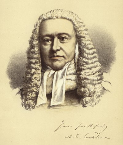 Lord Chief Justice Cockburn autorstwa English School