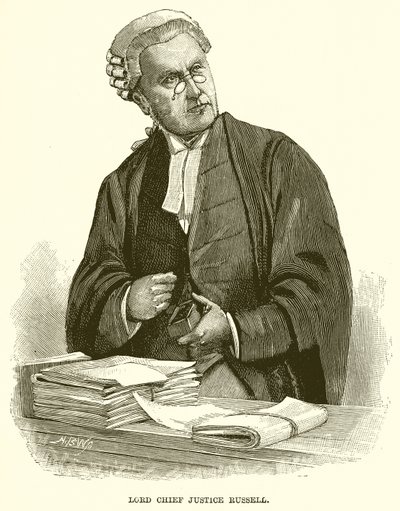 Lord Naczelny Sędzia Russell autorstwa English School