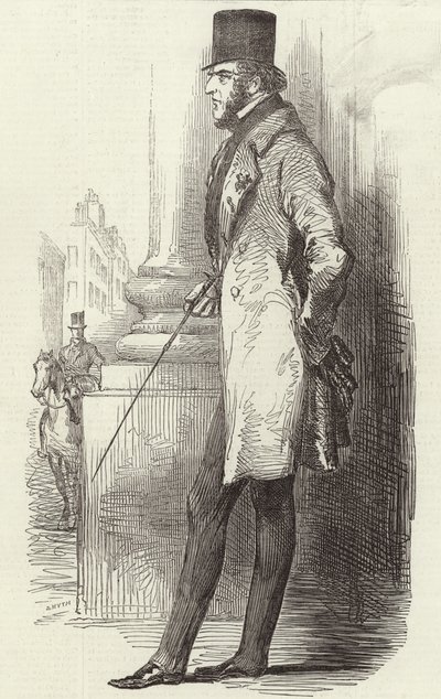Lord George Bentinck (rycina) autorstwa English School