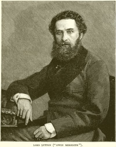 Lord Lytton (Owan Meredith) autorstwa English School