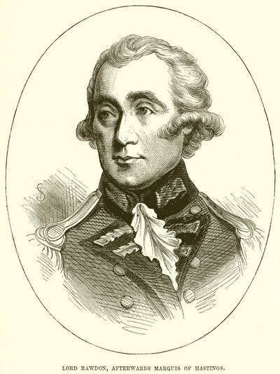 Lord Rawdon, później markiz Hastings autorstwa English School