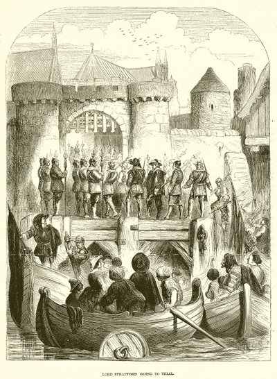 Lord Strafford idzie na rozprawę autorstwa English School