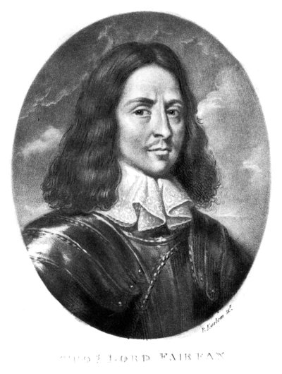Lord Thomas Fairfax (1612-71) ilustracja z „Portrety postaci wybitnych w historii Wielkiej Brytanii”, grawerowana przez Richarda Earloma (1743-1822) (mezzotinta) autorstwa English School