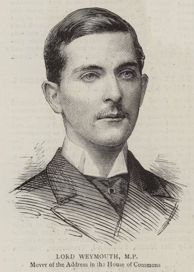 Lord Weymouth, MP (grawerowanie) autorstwa English School
