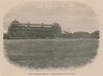 Lords Cricket Ground, siedziba MCC autorstwa English School