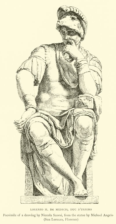 Lorenzo II, De Medici, Duc dUrbino autorstwa English School