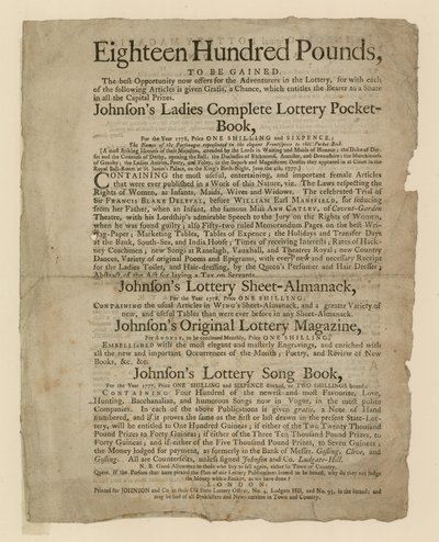 Publikacje loteryjne autorstwa English School