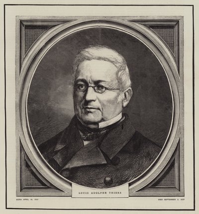 Louis Adolphe Thiers (Grawerowanie) autorstwa English School