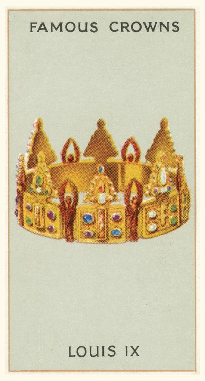 Ludwik IX (chromolit) autorstwa English School
