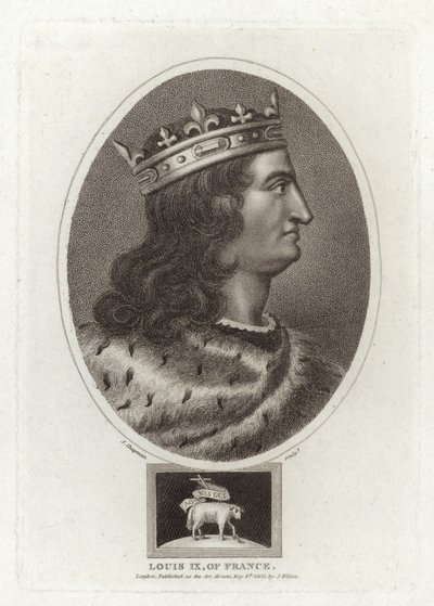 Ludwik IX z Francji autorstwa English School