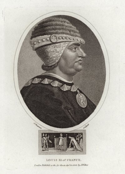 Ludwik XI Francji autorstwa English School