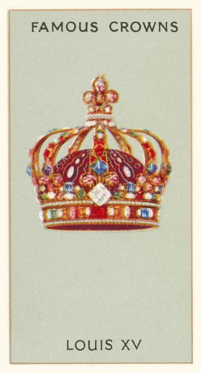 Ludwik XV (chromolit) autorstwa English School