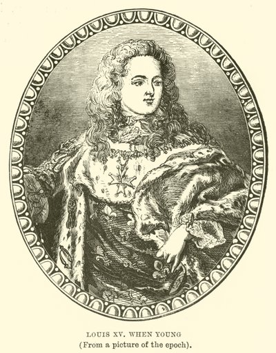 Ludwik XV, gdy młody autorstwa English School