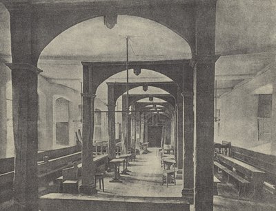 Gimnazjum (wklęsłodruk) autorstwa English School