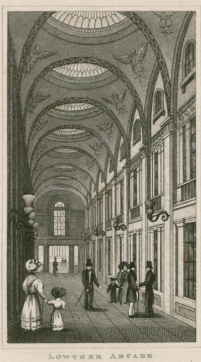 Lowther Arcade, Strand, Londyn autorstwa English School