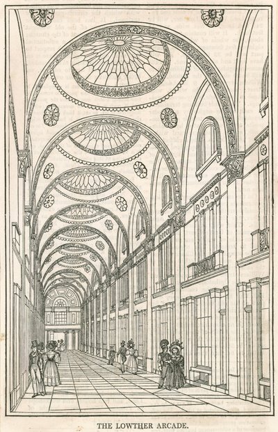 Lowther Arcade, Strand, Londyn autorstwa English School