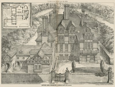 Lowther Lodge, Kensington, Londyn autorstwa English School