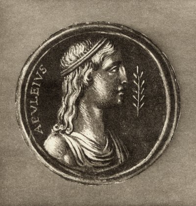 Lucjusz Apulejusz (ok. 124-ok. 180 ne), od frontyspisu do Historii Kupidyna i Psyche Lucjusza Apulejusza, wydanej w 1903 r. autorstwa English School