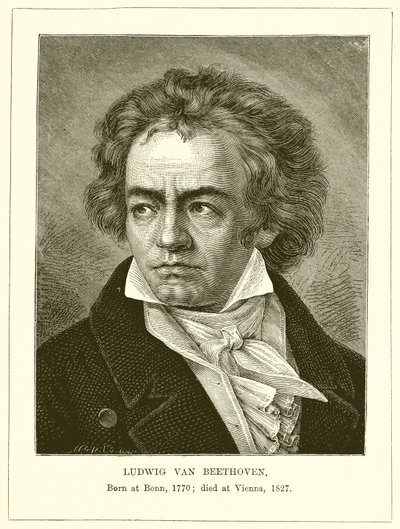Ludwig van Beethoven autorstwa English School