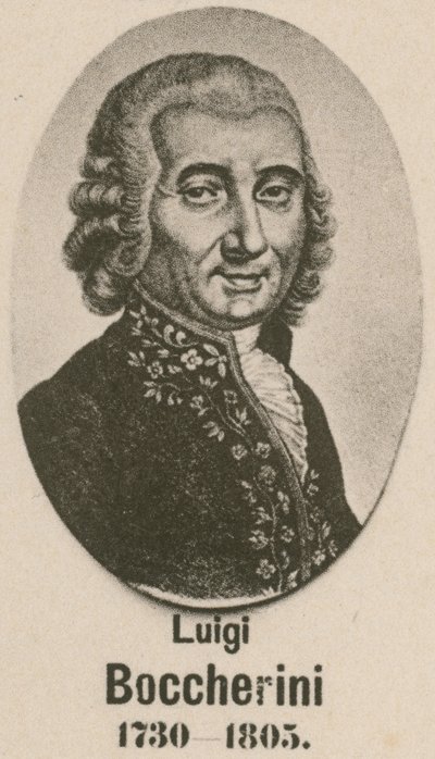 Luigi Boccherini (grawiura) autorstwa English School