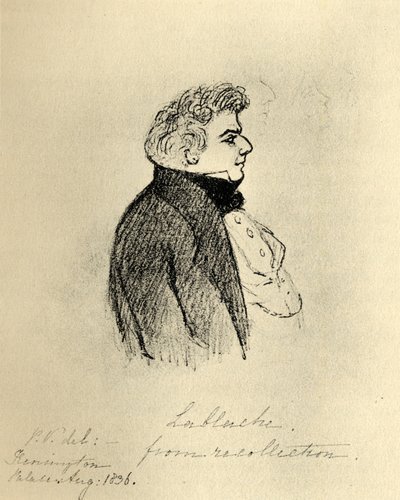 Luigi Lablache (1784-1858) (grawerowanie) autorstwa English School