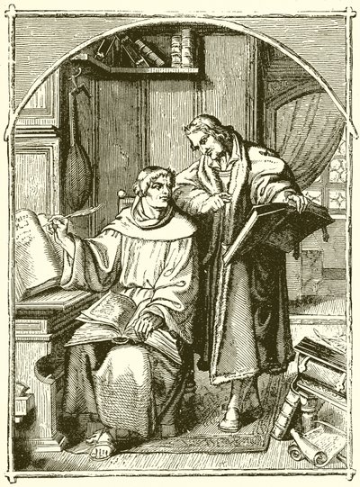 Luter i Melanchton autorstwa English School
