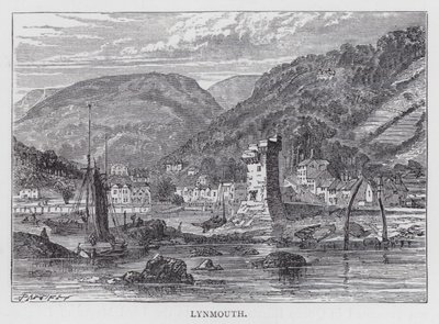 Lynmouth (grawerowanie) autorstwa English School
