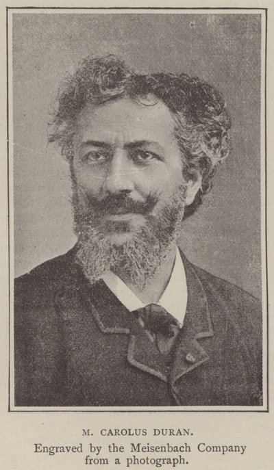 M Carolus Duran (rycina) autorstwa English School