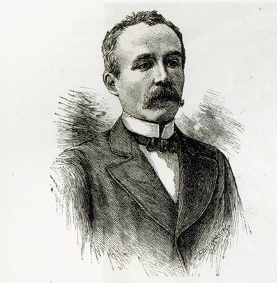 M. Clemenceau, z "Godziny wypoczynku", 1891 r. autorstwa English School