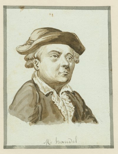 M. Haendel, połowa XIX w. (tusz na papierze) autorstwa English School
