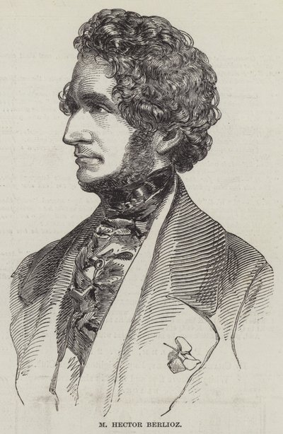 M Hector Berlioz (grafika) autorstwa English School