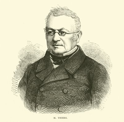 M Thiers, wrzesień 1870 autorstwa English School