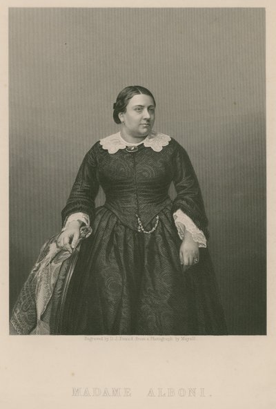 Madame Albani, sopran; fotografia autorstwa English School