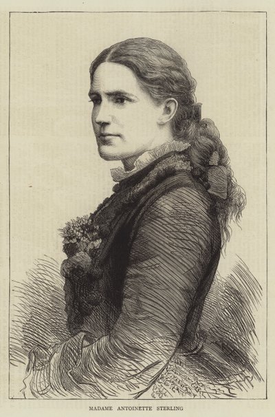 Madame Antoinette Sterling (Grawerowanie) autorstwa English School