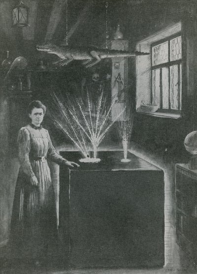 Madame Curie, współczesna alchemik autorstwa English School