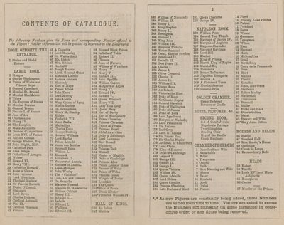 Katalog wystawy Madame Tussaud & Sons na rok 1875 autorstwa English School
