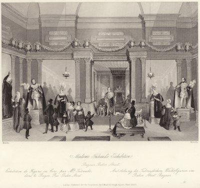 Wystawa Madame Tussauds na bazarze na Baker Street autorstwa English School