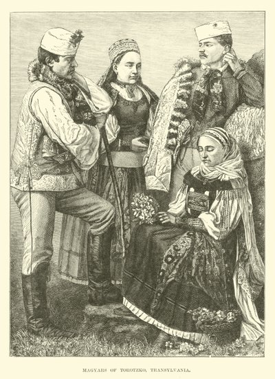 Madziarzy z Torotzko, Transylwania autorstwa English School