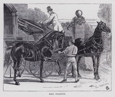 Mail Phaeton (grawerowanie) autorstwa English School