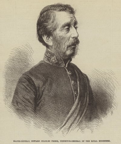 Generał dywizji Edward Charles Frome, Inspektor Generalny Inżynierów Królewskich (grafika) autorstwa English School