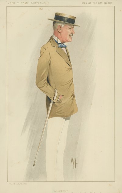 Generał major Lord Cheylesmore autorstwa English School