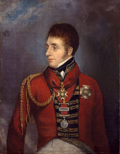Generał dywizji Czcigodny Sir William Ponsonby, c.1815 autorstwa English School