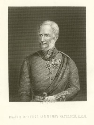 Generał dywizji Sir Henry Havelock autorstwa English School