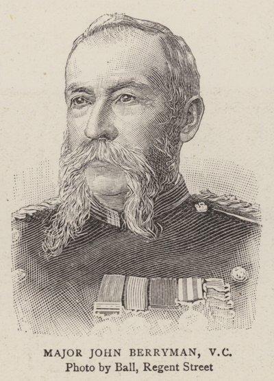 Major John Barryman, VC (grafika) autorstwa English School