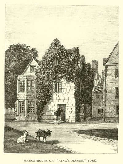 Manor-House lub Kings Manor, York autorstwa English School