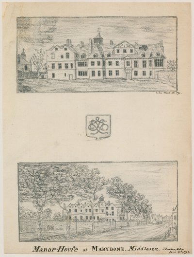 Manor House w Marylebone, Londyn autorstwa English School