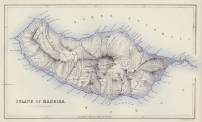 Mapa: Wyspa Madera, GH Swanston, Edynburg (kolorowe fotografie) autorstwa English School