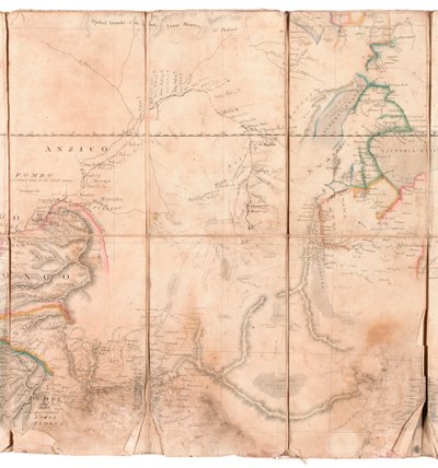 Mapa regionu Kongo, z albumu należącego do Henry