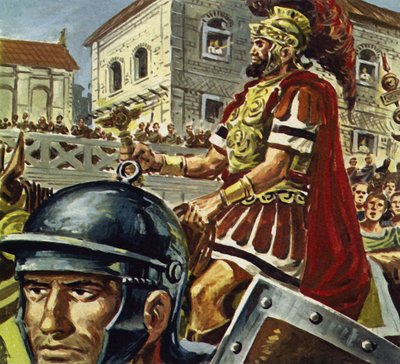 Marcus Atilius Regulus po raz pierwszy zwrócił na siebie uwagę, kiedy wziął Brindisi autorstwa English School