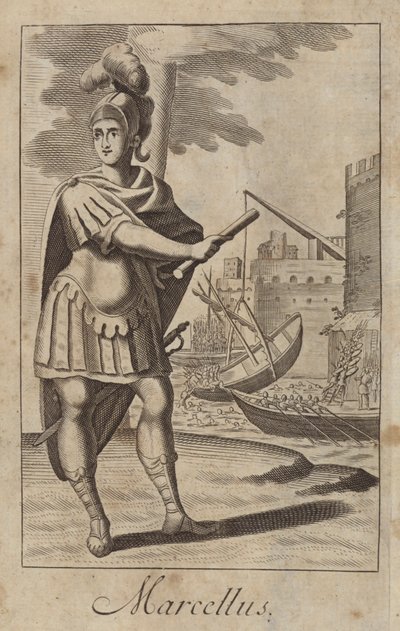 Marek Klaudiusz Marcellus , rzymski generał i mąż stanu (grafika) autorstwa English School